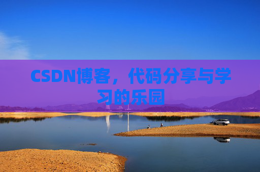 CSDN博客，代码分享与学习的乐园